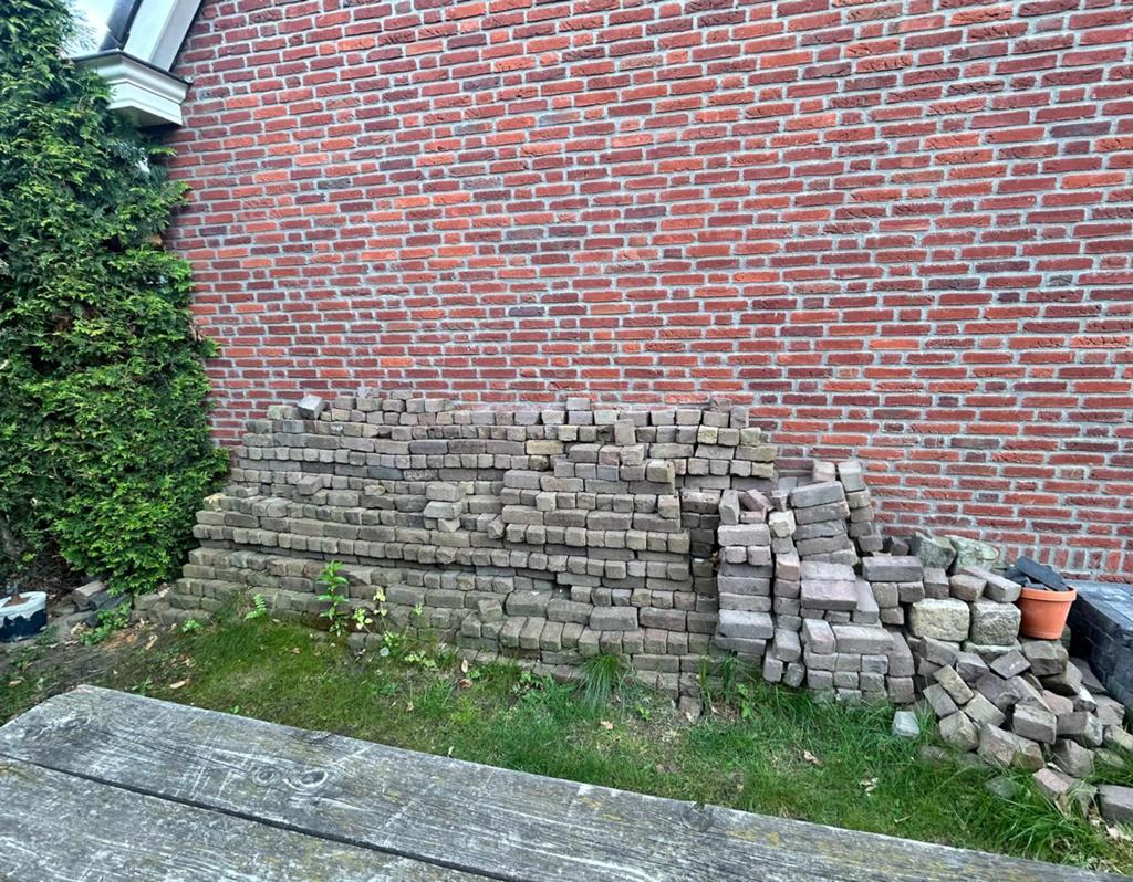 Gebruikte, gebakken dikformaat klinkers, Ophalen, Overige materialen, Gebruikt, Klinkers