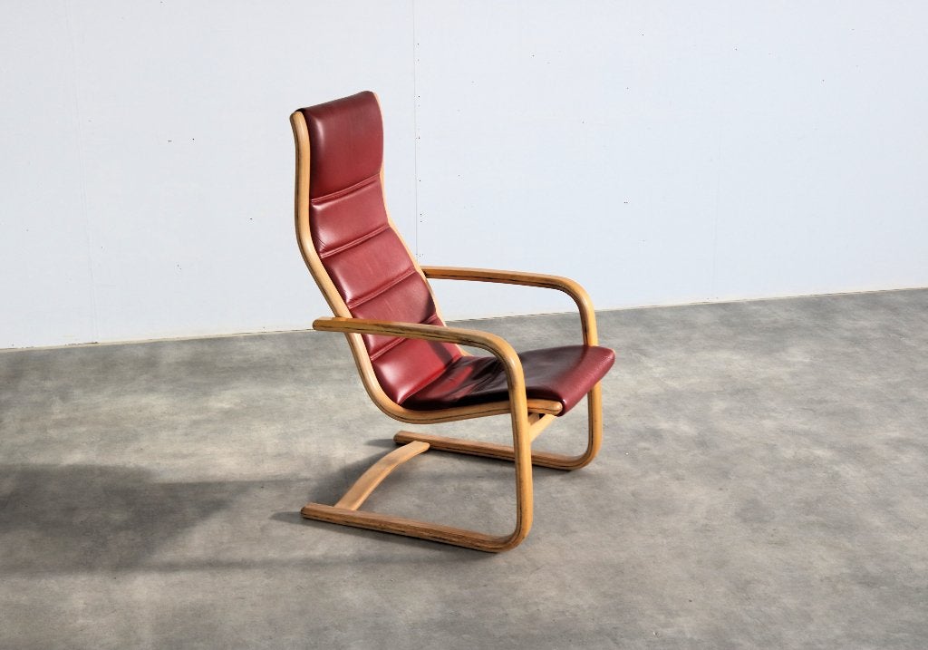 Vintage fauteuil | armchair | ekstrom | swedese, Huis en Inrichting, Fauteuils, Gebruikt, ., 75 tot 100 cm, Ophalen of Verzenden