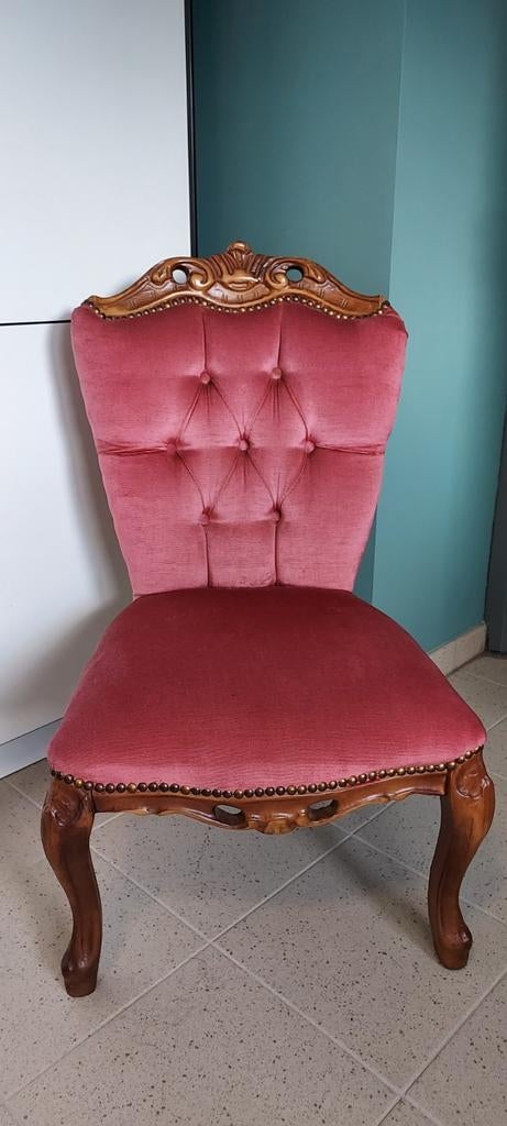 Brocante stoel, Ophalen