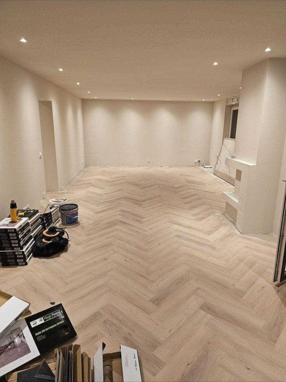 Vloerenlegger, Huis en Inrichting, Stoffering | Vloerbedekking, Ophalen, 75 m² of meer, Nieuw, Geel