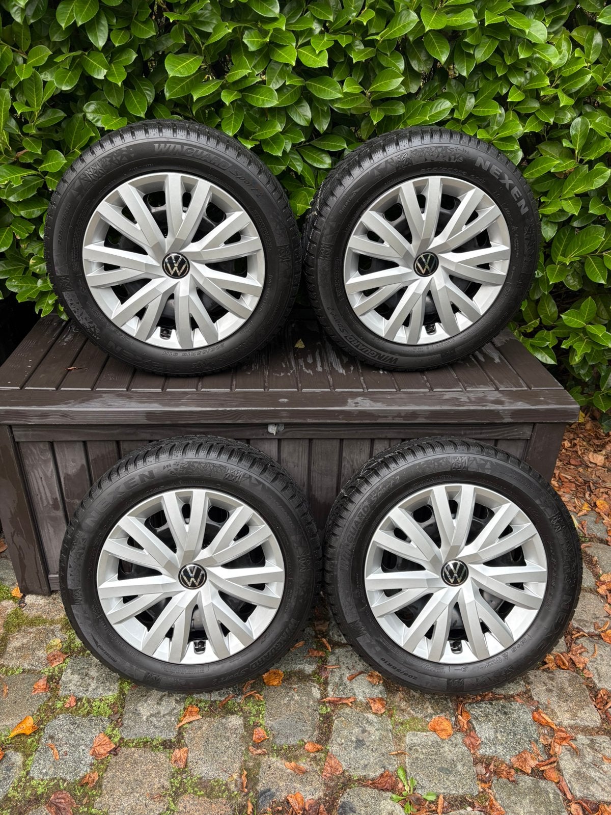 VW Golf 7/8 winterset 16" – Nexen Winguard Sport 2 – 7 mm, Ophalen, 16 inch, Banden en Velgen, 205 mm