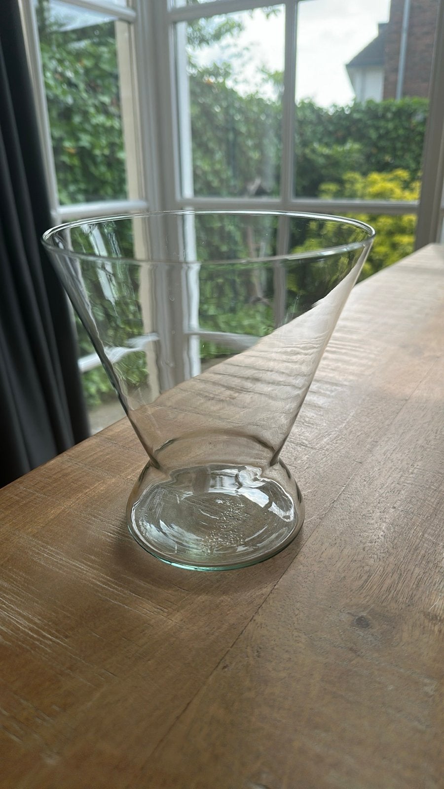 Glazen vaas, Ophalen of Verzenden, Gebruikt, Glas