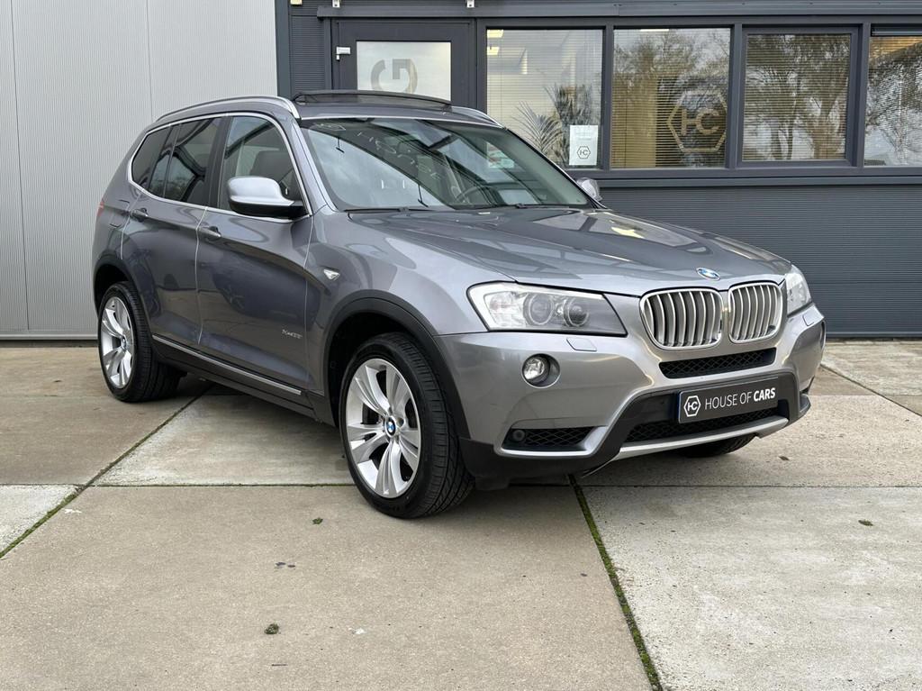 BMW X3 xDrive35i High Executive Automaat Youngtimer 306PK, Auto's, Automaat, Gebruikt, Zwart, 138 €/maand