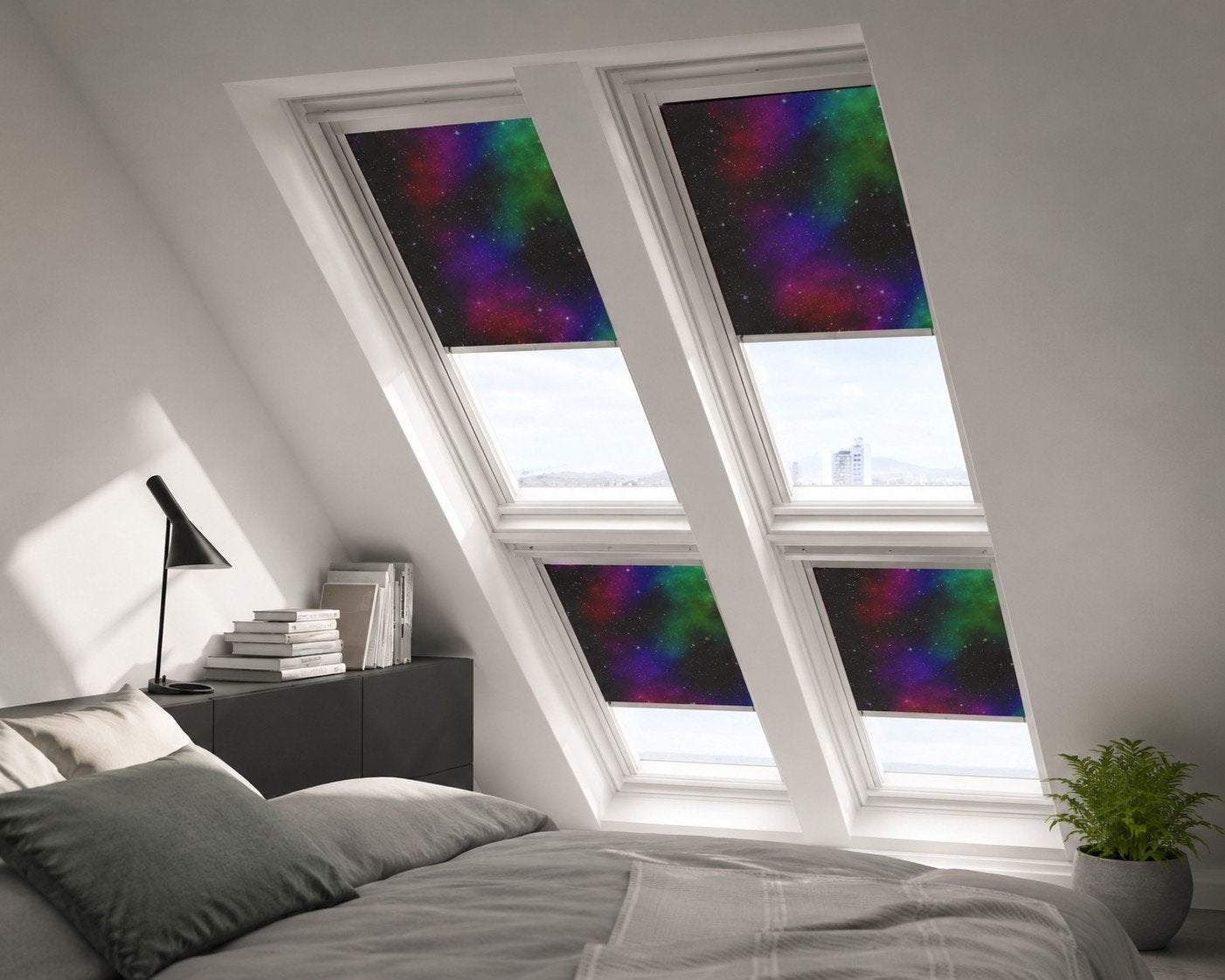 VELUX UK04 Verduisterend Rolgordijn Nieuw in Doos – Galaxy, Minder dan 80 cm, Minder dan 80 cm, Nieuw, Ophalen of Verzenden