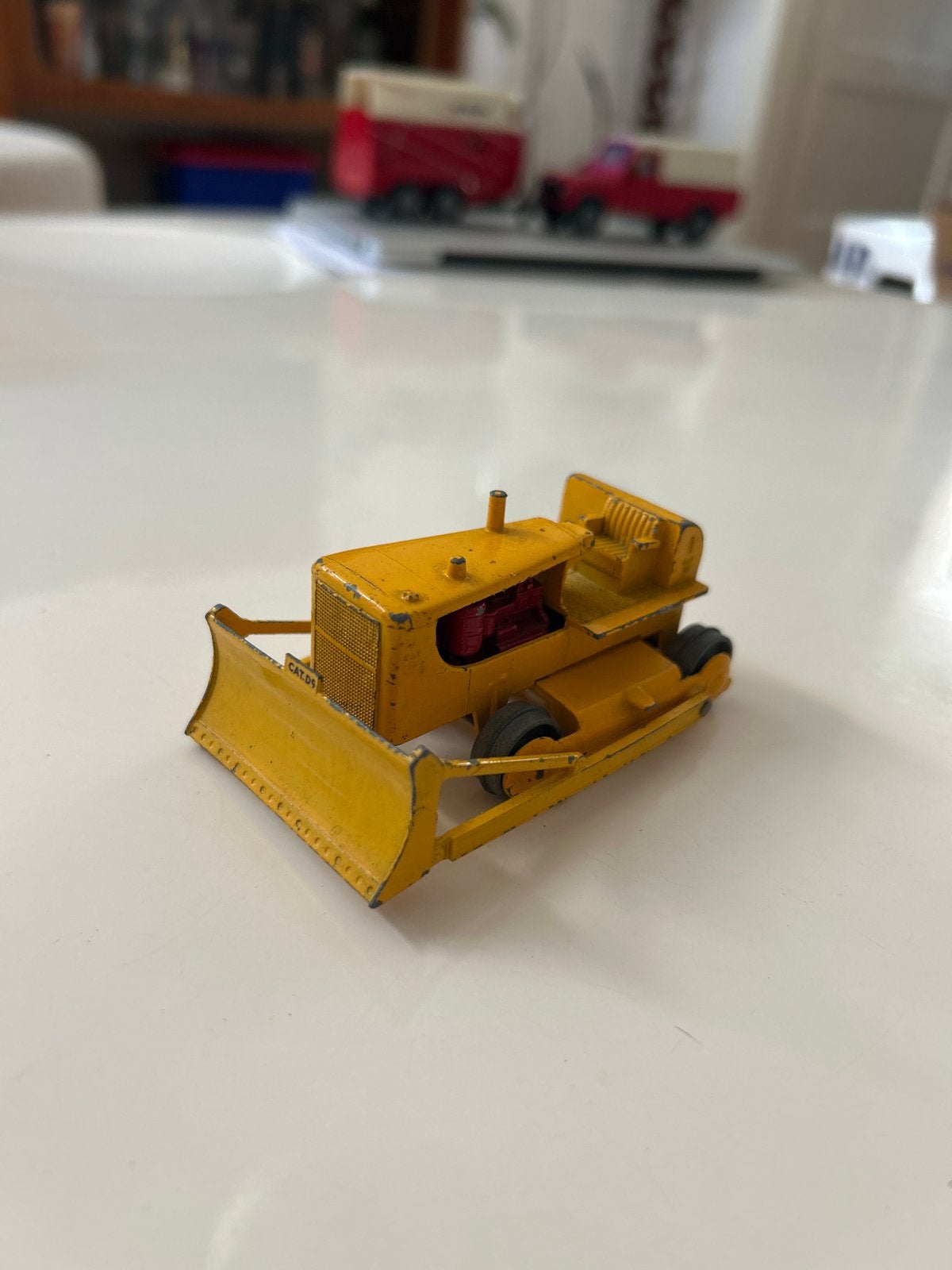 Vintage Matchbox Lesney Caterpillar D9 Bulldozer, Ophalen of Verzenden, Gebruikt, Auto, Matchbox