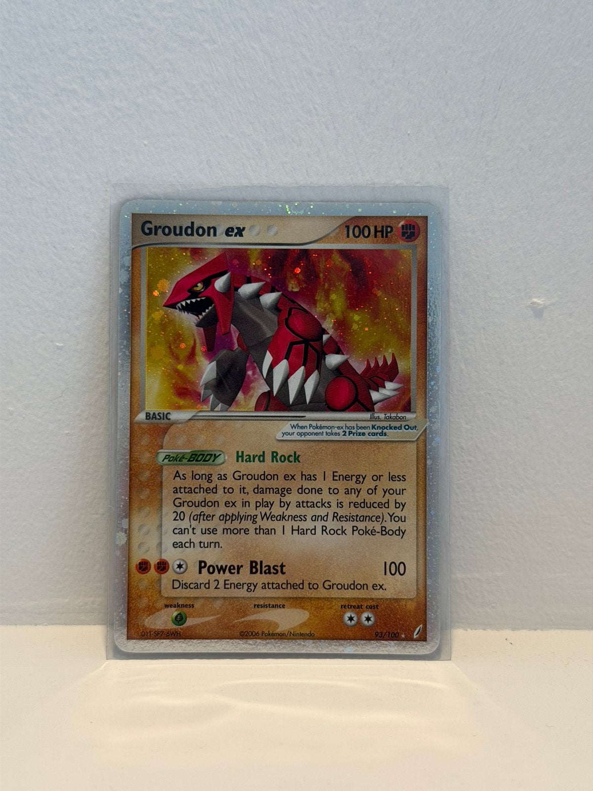 Groudon EX Crystal Guardians - 93/100 - Pokemon kaart, Verzenden, Zo goed als nieuw