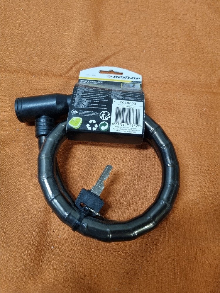 slangslot dunlop nieuw 2x sleutel, Ophalen of Verzenden, 'T Olde Gre-j, Info@toldegrej.nl, Endepoelstraat 20f Didam