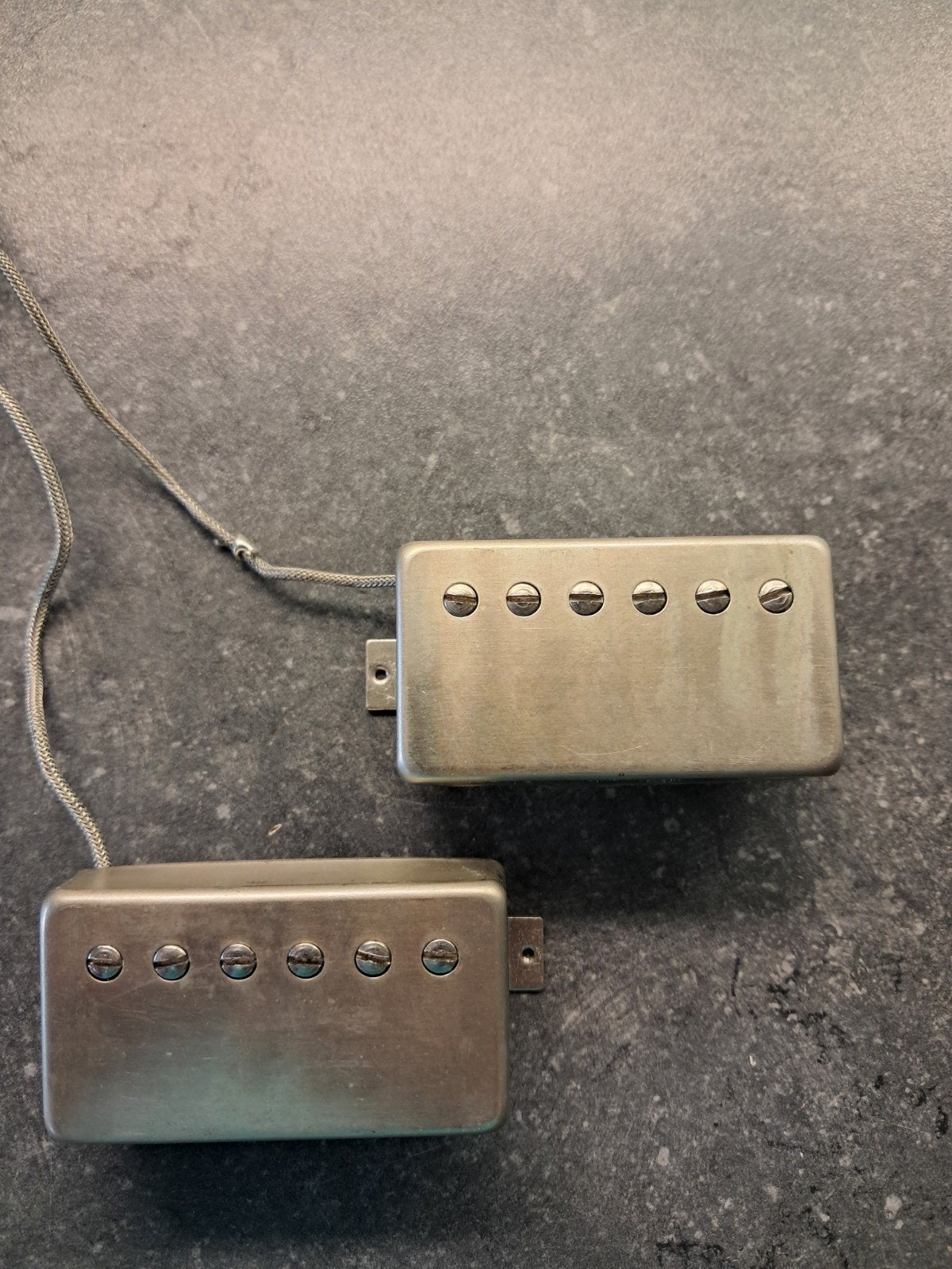 gibson burstbucker 1 en 2 - nikkel, Muziek en Instrumenten, Ophalen of Verzenden, Zo goed als nieuw, Elektrische gitaar