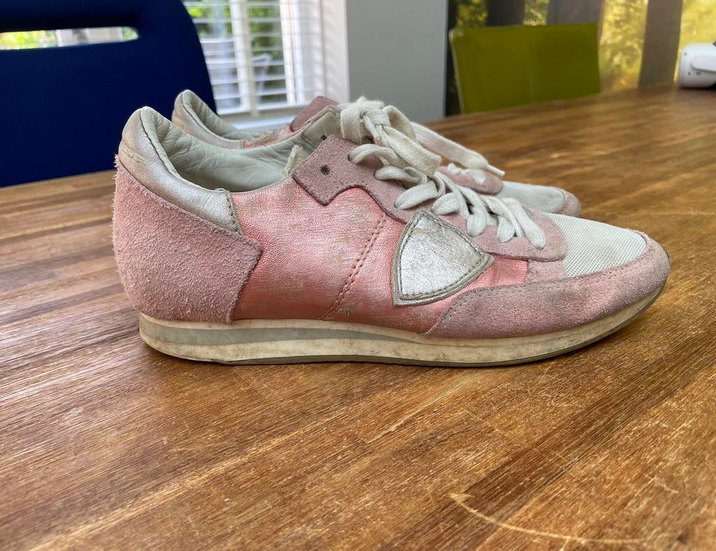 Philippe Model roze metallic gympen sneakers maat 38, Kleding | Dames, Schoenen, Phillipe Model, Ophalen of Verzenden, Roze, Sneakers of Gympen