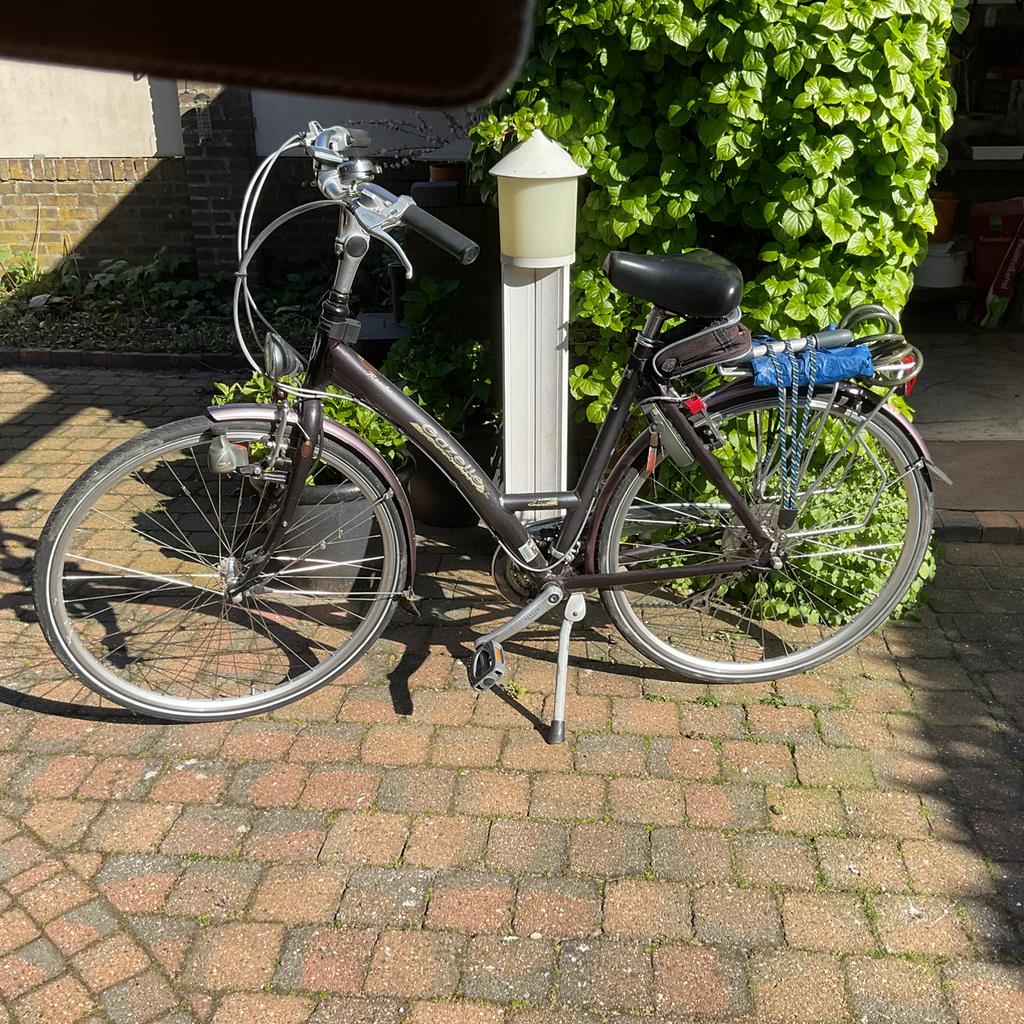 Gazelle fiets, type riacho 24 versnellingen frame 53 cm, Ophalen, Gebruikt, Velgrem, Versnellingen