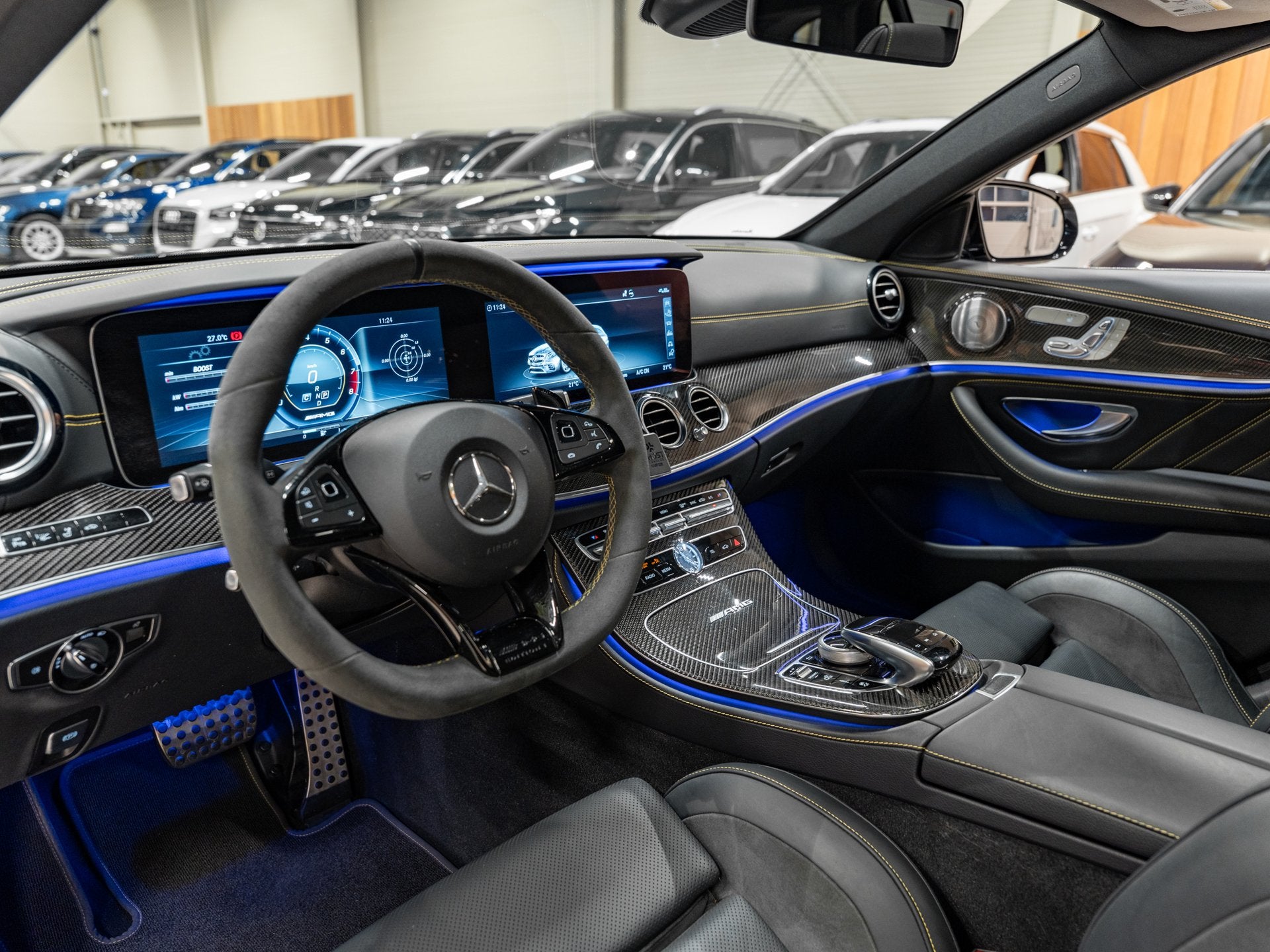Mercedes-Benz E-klasse Estate AMG 63 S 4MATIC Premium Plus E, Automaat, Gebruikt, Vierwielaandrijving, Adaptive Cruise Control
