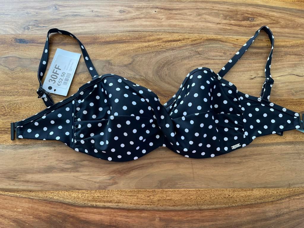 Panache bikini top eu maat 70e en 65ff model anya, Verzenden, Nieuw, Zwart, Overige typen
