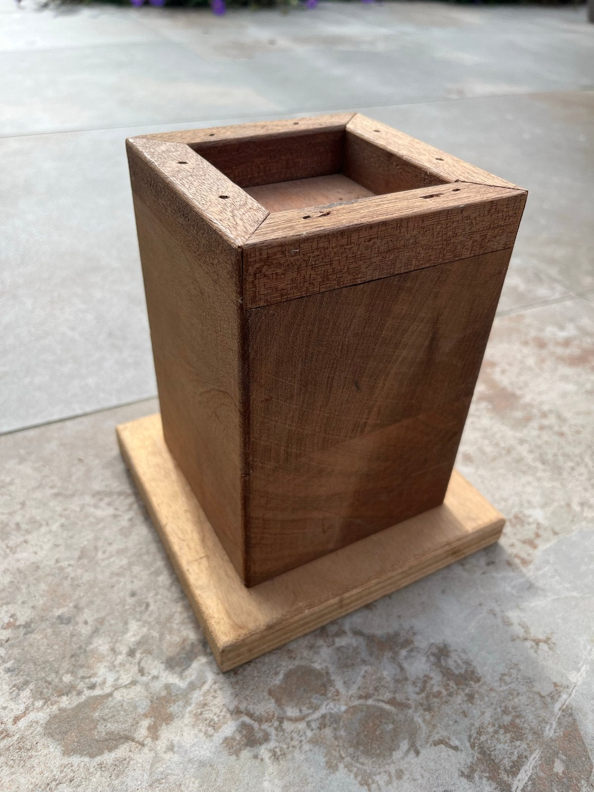 Houten klossen 16cm hoog voor bedverhoging (10 stuks), Ophalen, Gebruikt, Hout