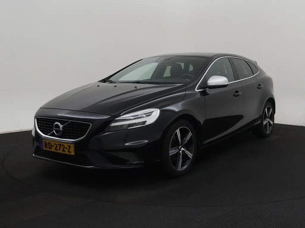 Volvo V40 2.0 T4 190pk Business Sport | Navi | Camera | Trek, Dealer onderhouden, Gebruikt, Leder en Stof, Zwart