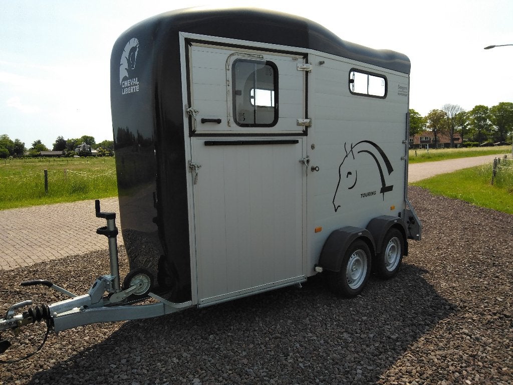 Vol-Alu Cheval Liberte 1,5 prds met VOORUITLOOP., Ophalen, Zo goed als nieuw, Aluminium, 1½-paards trailer