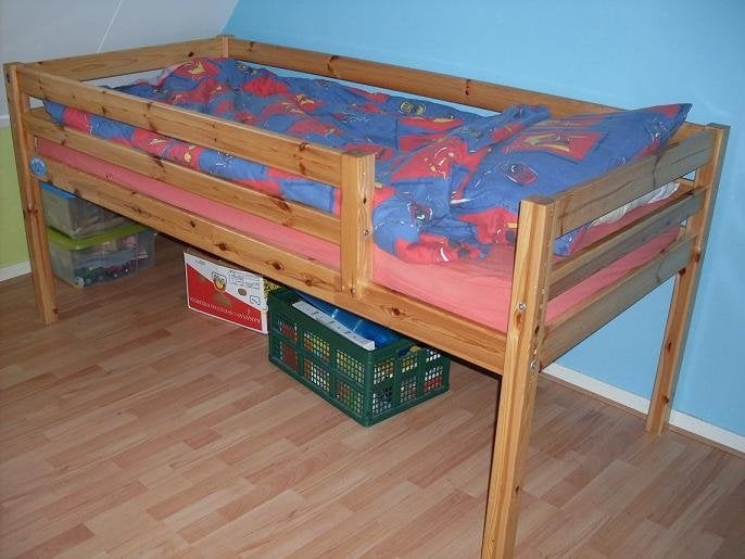 Hoogslaper, Ophalen, Gebruikt, Eenpersoons, Minder dan 160 cm