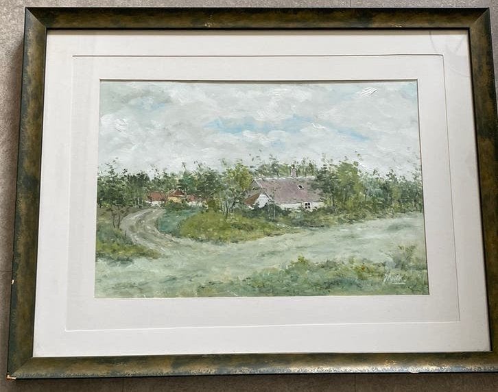 Boerderij met landweg, Ophalen