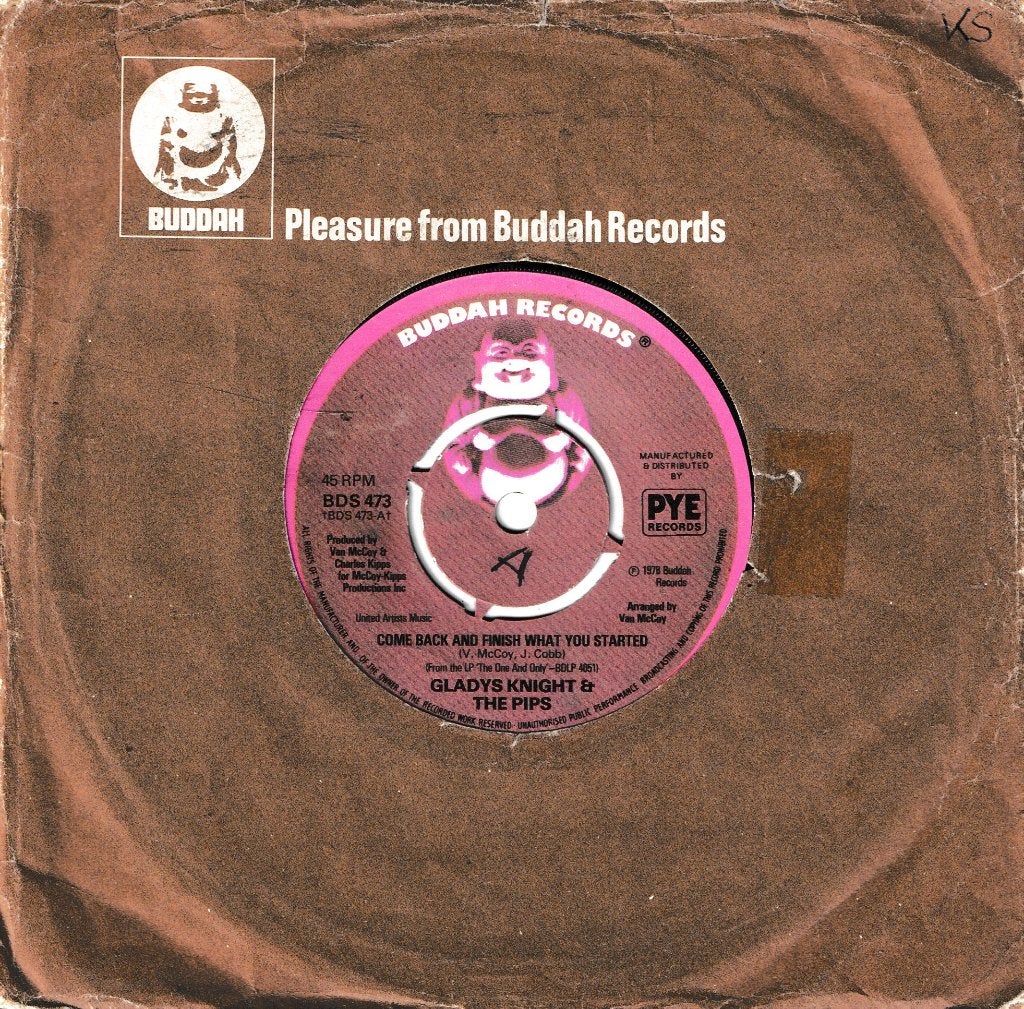 Gladys Knight & the Pips - Come back and finish what you, Cd's en Dvd's, Vinyl Singles, Ophalen of Verzenden, Gebruikt, 7 inch