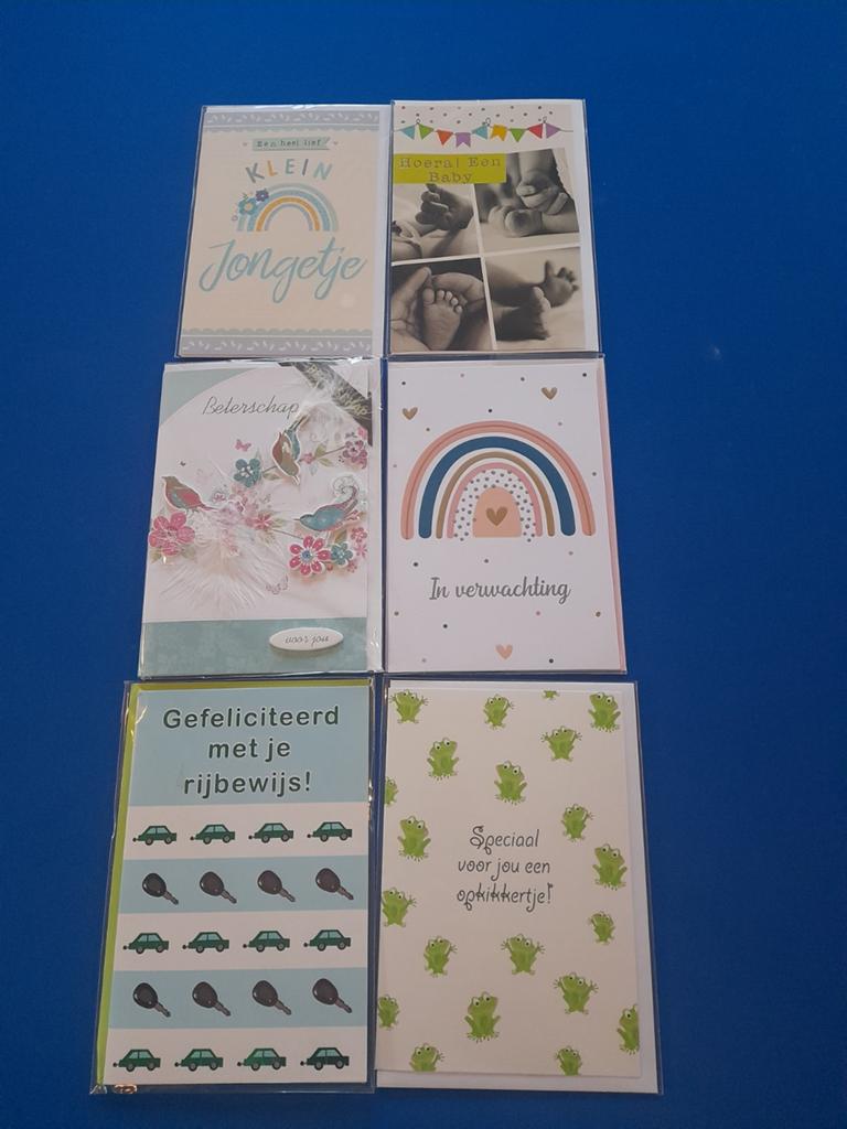 Wenskaarten, diverse items., Ophalen of Verzenden, Nieuw