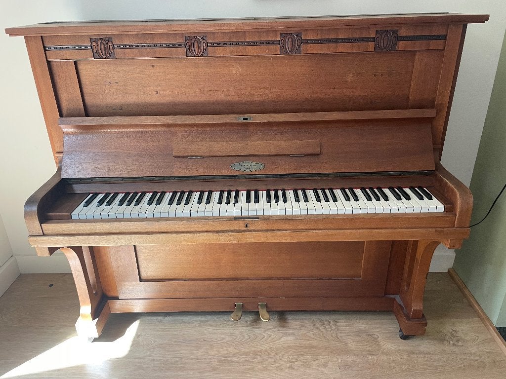 Gratis Piano Zimmermann Leipzig, Ophalen, Gebruikt, Bruin, Piano