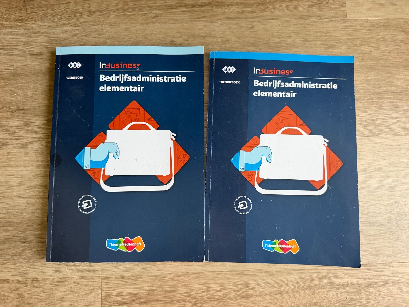 InBusiness Bedrijfsadministratie elementair Werkboek + theor, Boeken, Ophalen of Verzenden, Zo goed als nieuw, Overige niveaus