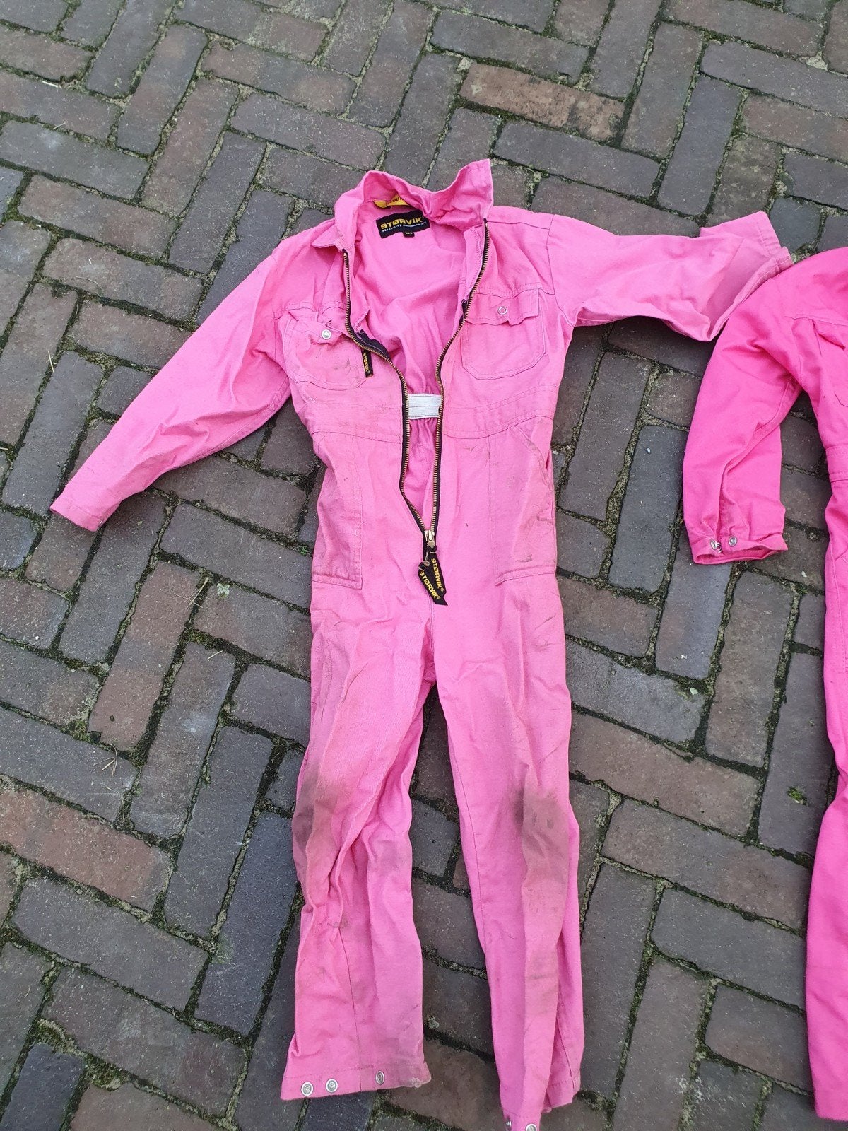 Overall roze maten 92 en 104, buiten spelen!, Kinderen en Baby's, Kinderkleding | Maat 104, Ophalen, Meisje