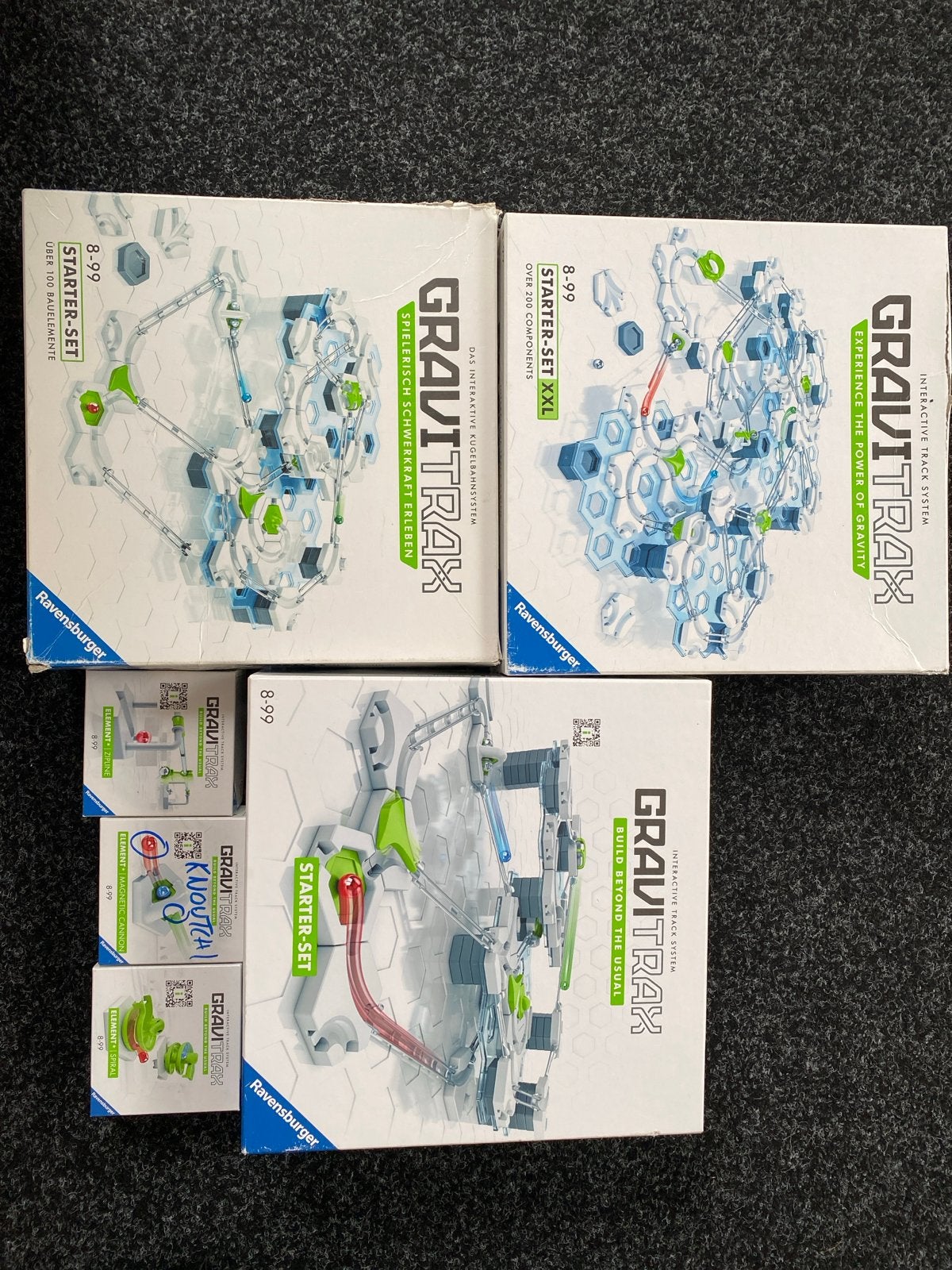 Gravitrax Mega Set: 3 Starter Sets + Zipline, Magnetic Canno, Ophalen, Gebruikt, Overige merken