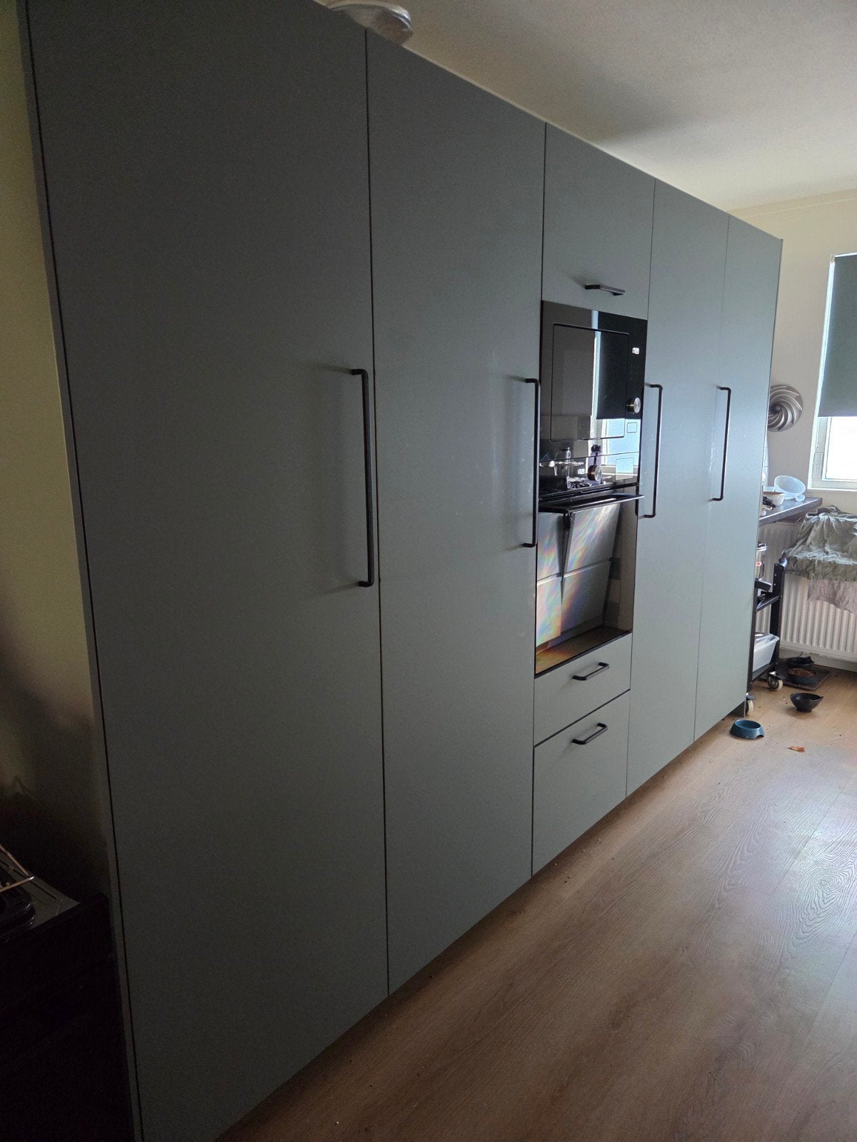 IKEA Bodarp Keukenfronten en Deuren met Borghamn Handvatten, Huis en Inrichting, Ophalen, Gebruikt, 200 cm of meer, 50 tot 100 cm