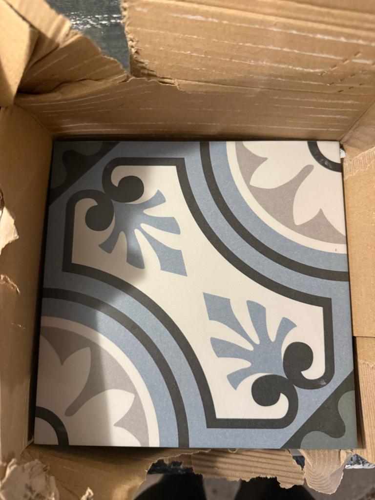 Revoir Paris Tegels 20x20 cm - 13 stuks, Doe-het-zelf en Verbouw, Tegels, Ophalen, Zo goed als nieuw, 20 tot 40 cm, Minder dan 5 m²