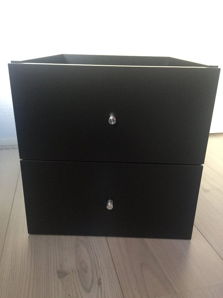 witte en zwarte ikea ladeblok voor kallax of expedit, Ophalen, Minder dan 35 cm, Minder dan 50 cm, Minder dan 40 cm
