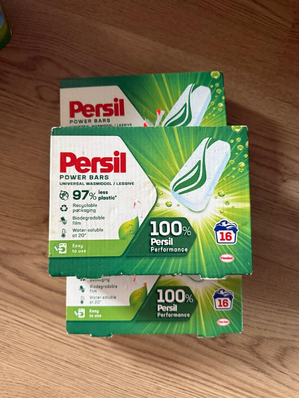 3 doosjes Persil Power Bars Wasmiddel, Ophalen of Verzenden, Schoonmaakmiddel