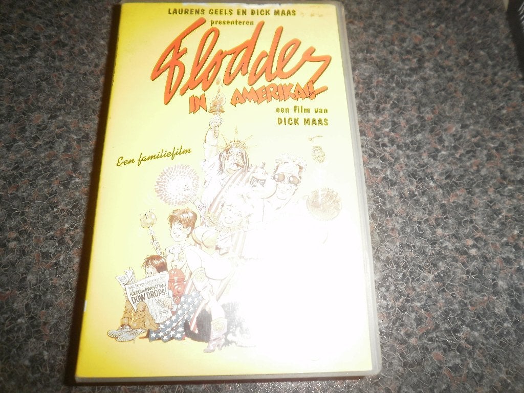 FLODDER IN AMERIKA Top Komedie van Dick Maas ExRental VIDEO!, Gebruikt, Verzenden, Ex-rental, Komedie