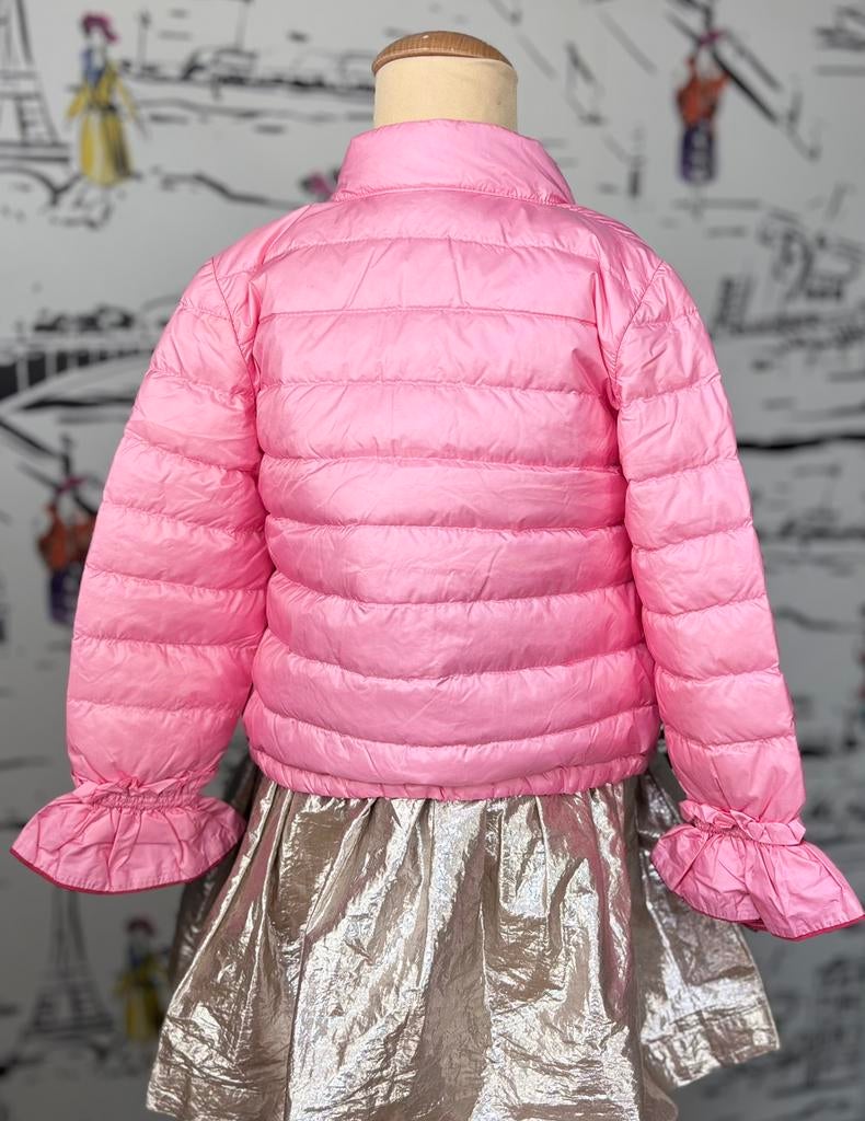 Moncler roze Nadege donsjas jas zomer maat 4, Kinderen en Baby's, Moncler EU, Zo goed als nieuw, Moncler, Customercare@moncler.com