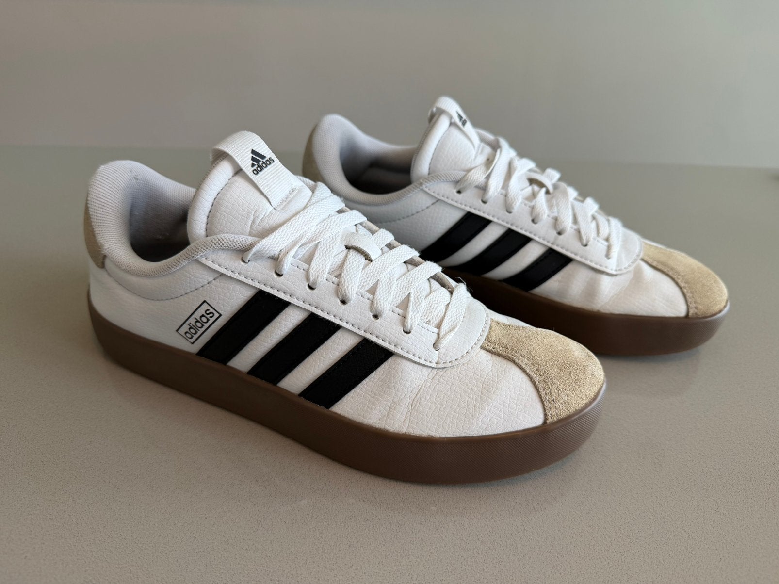 Adidas VL Court Sneakers Wit maat 38, Wit, Ophalen of Verzenden, Sneakers of Gympen, Zo goed als nieuw