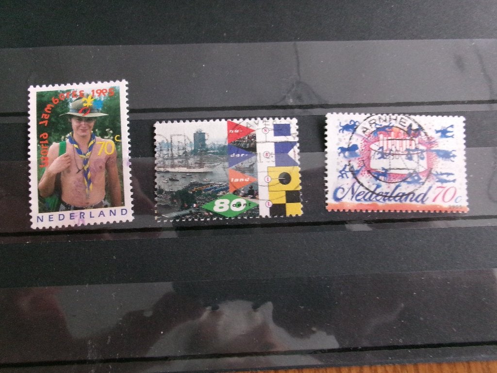 1995 - 3 divers met oa sterrenbeelden (525f), Postzegels en Munten, Postzegels | Nederland, Verzenden, Gestempeld