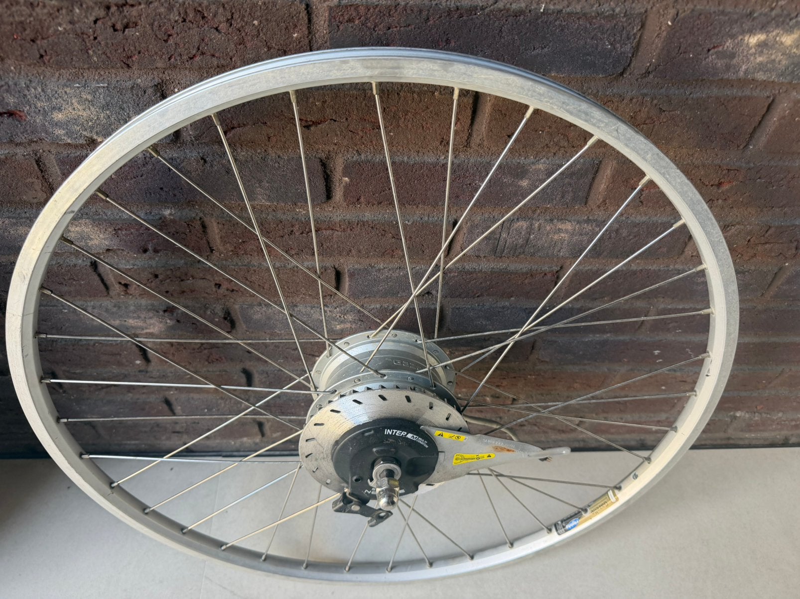 Gazelle voorwielmotor 9 pins, Staal, Zo goed als nieuw, Motor, Ophalen