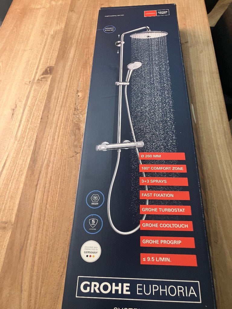Doucheset Grohe euphoria, Ophalen of Verzenden, Nieuw, Chroom, Douche