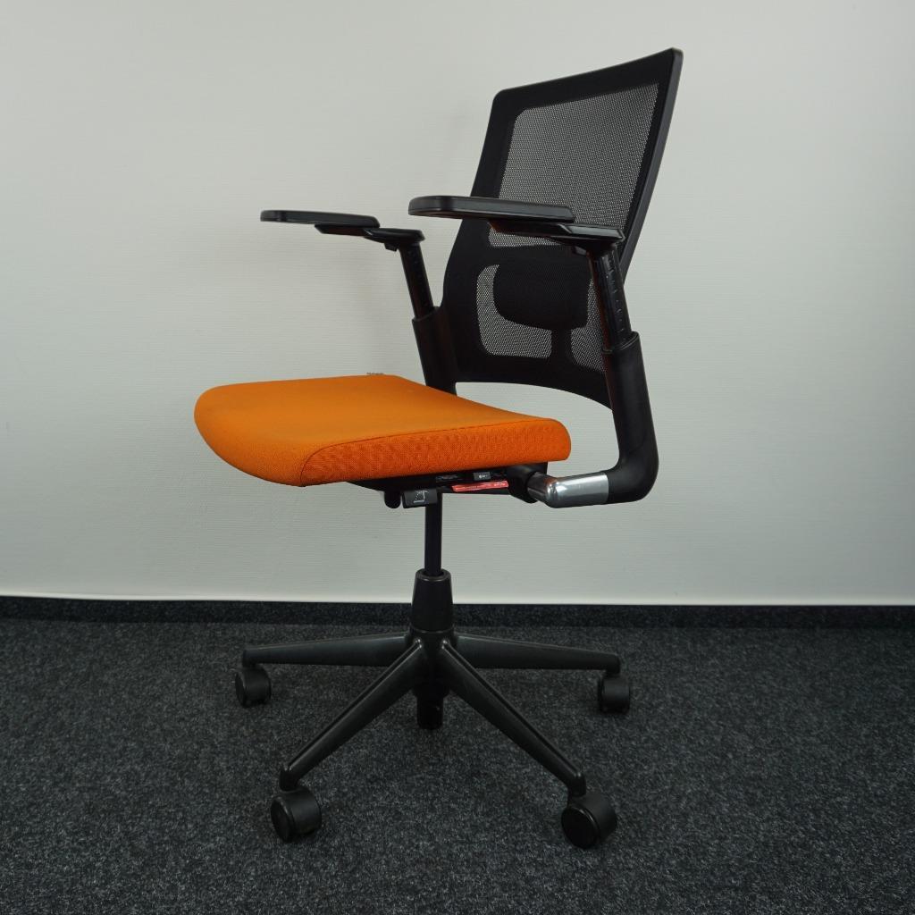 Ahrend 2020 Verta Bureaustoelen | Oranje/Zwart | Ergonomisch, Huis en Inrichting, Bureaustoelen, Gebruikt, -, -, Oranje