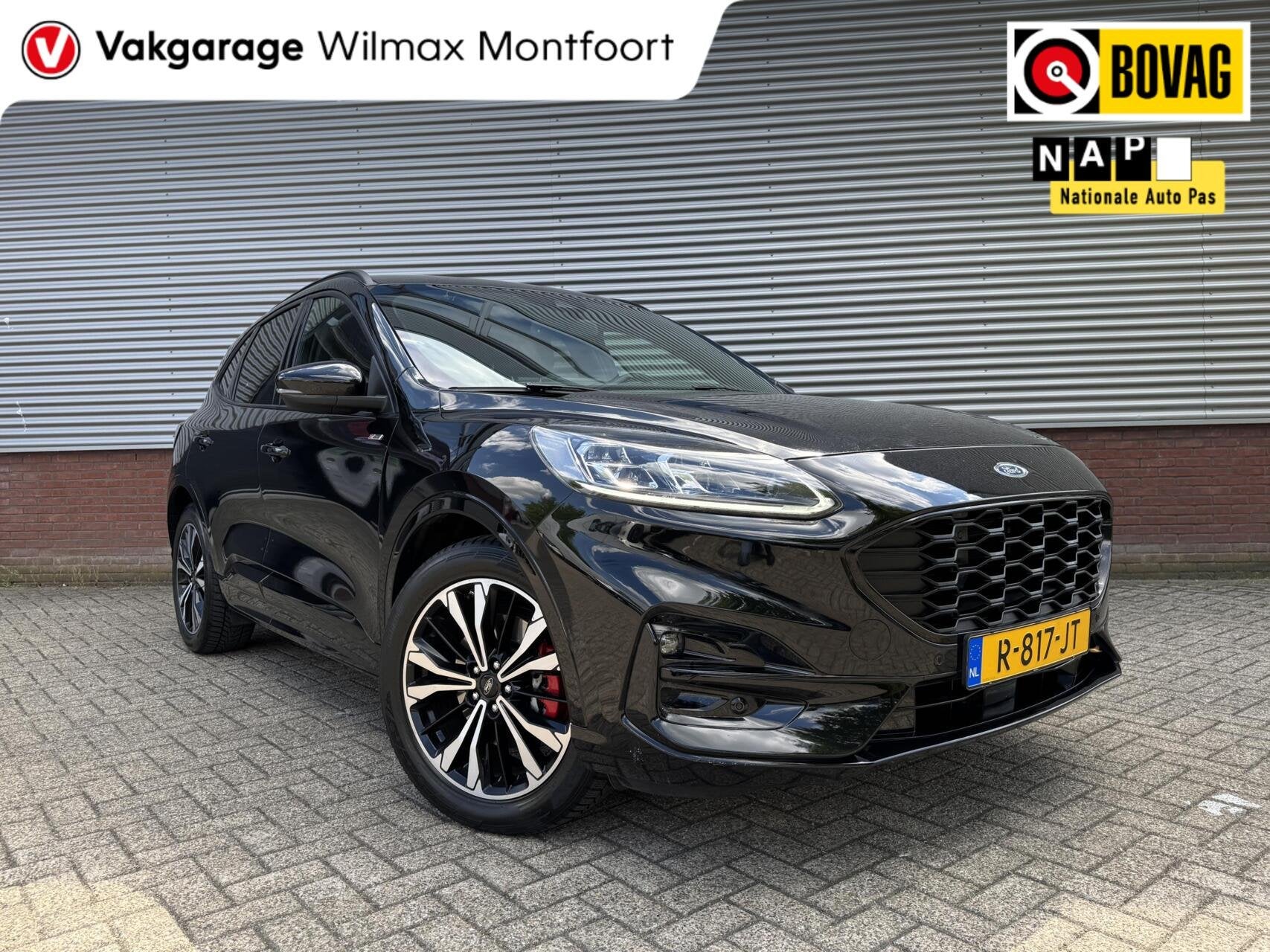 Ford Kuga 2.5 PHEV ST-Line|SOH 91%|Winterpack|B&O|half-Leder, Auto's, Gebruikt, 4 cilinders, Zwart, Hybride Elektrisch/Benzine