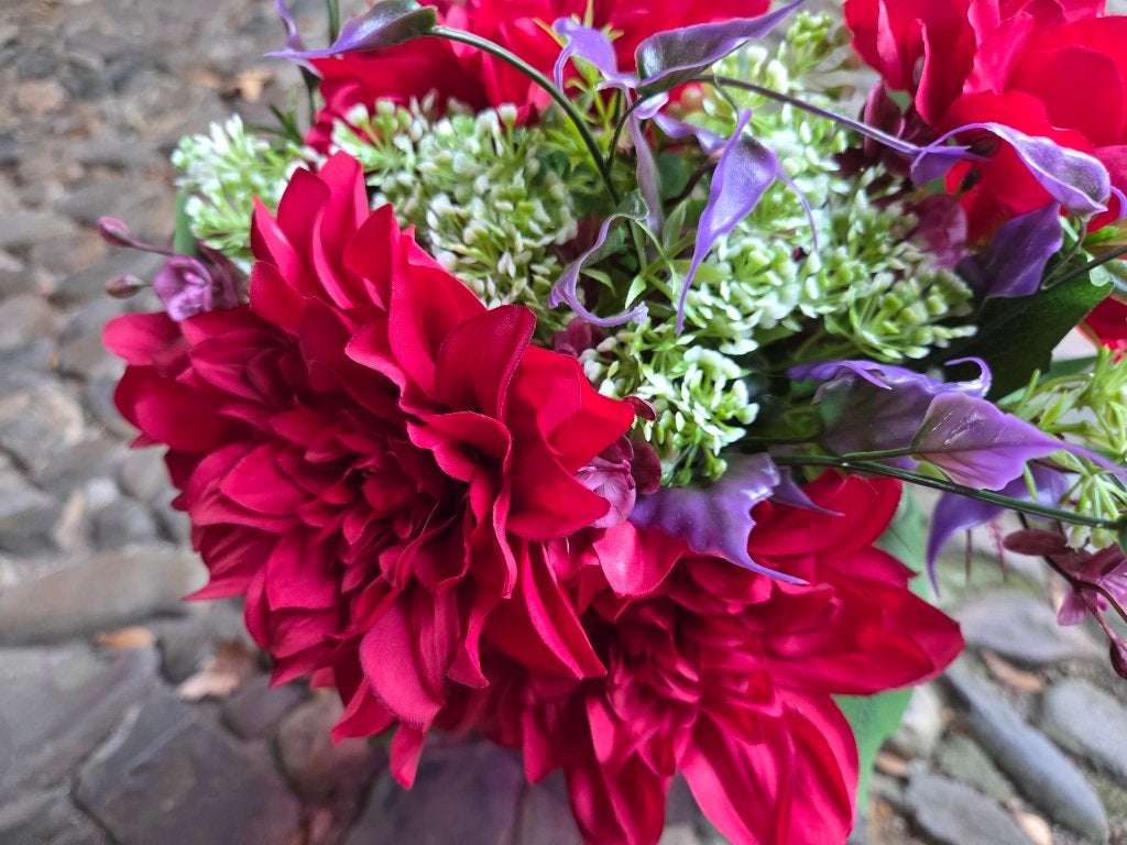DAHLIA KUNST BOEKET, Ophalen of Verzenden, Nieuw