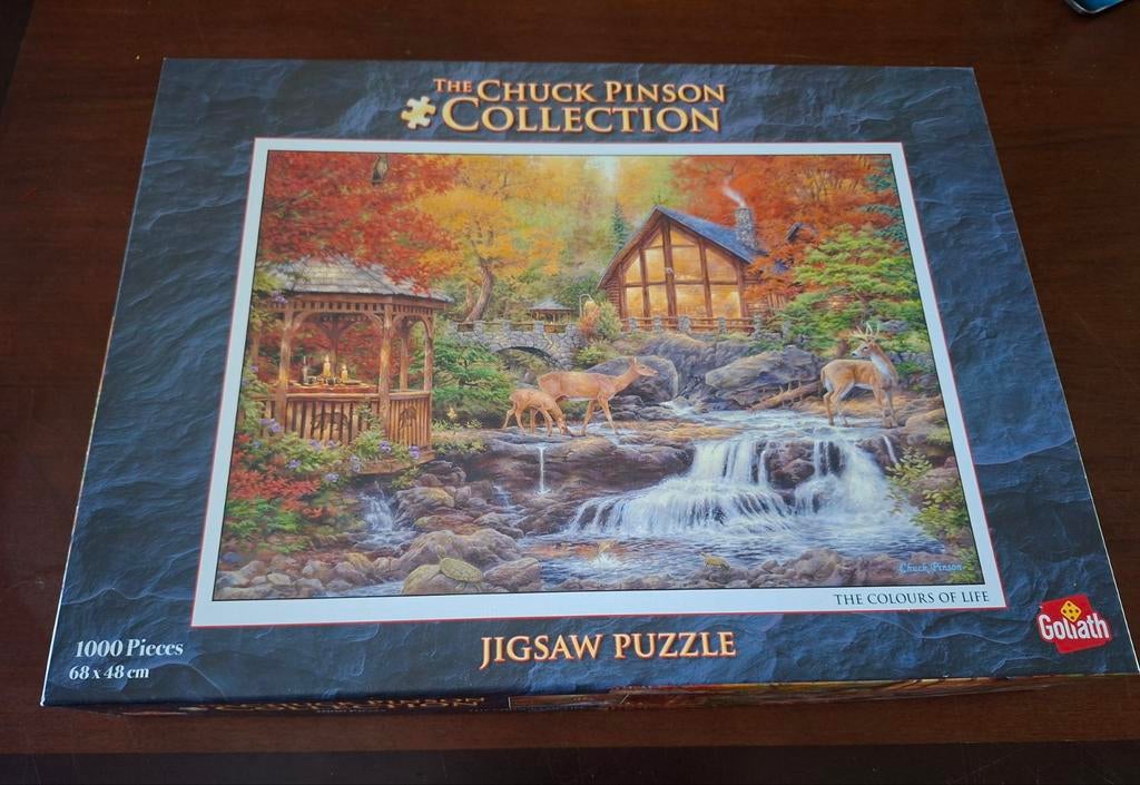 Chuck Pinson Collection puzzel 1000 stukjes, Hobby en Vrije tijd, Denksport en Puzzels, Ophalen of Verzenden, 500 t/m 1500 stukjes