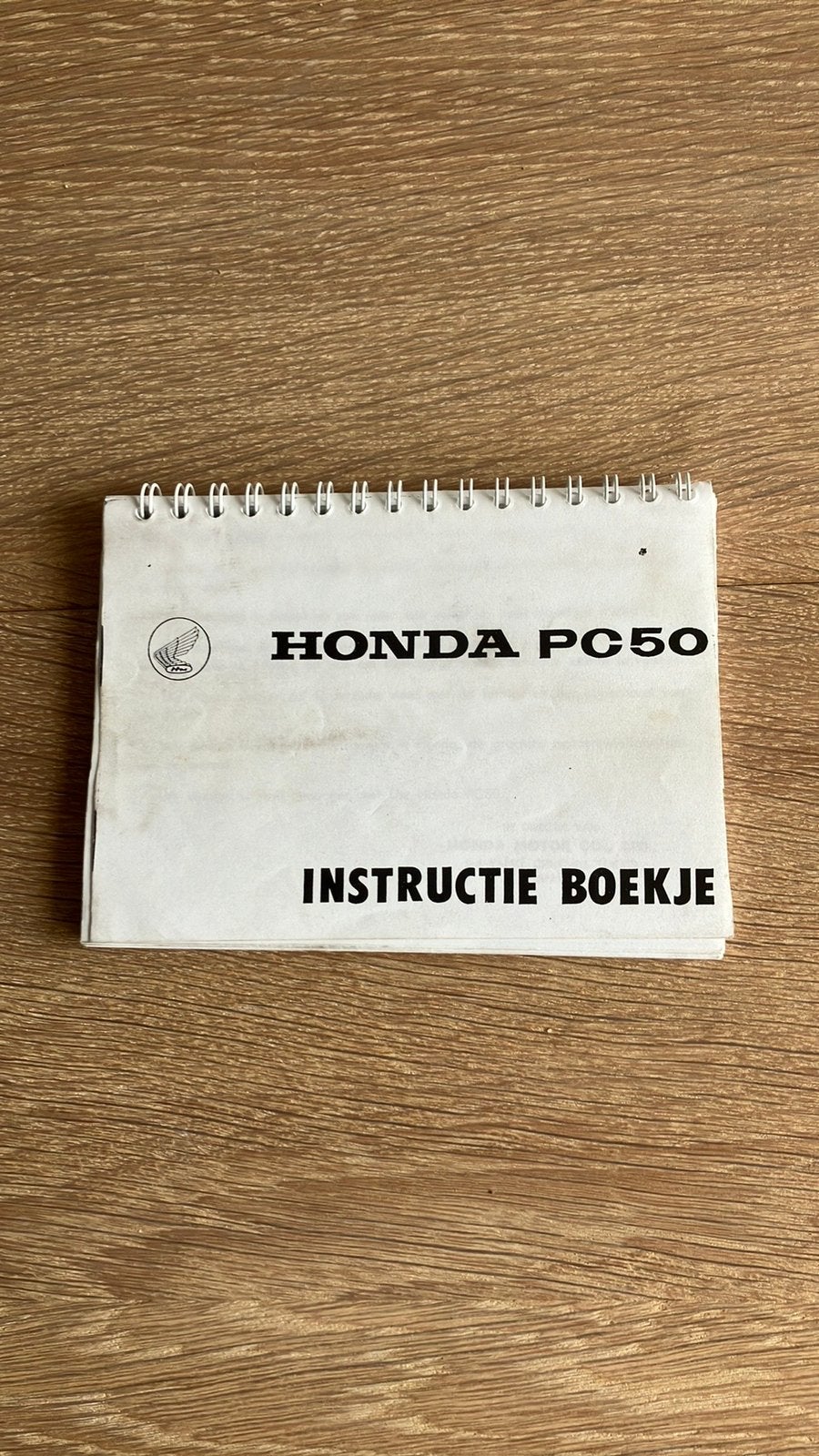 Instructieboekje Honda PC50, Fietsen en Brommers, Ophalen of Verzenden, Zo goed als nieuw