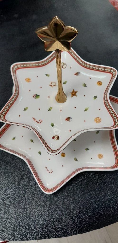 Villeroy & Boch kerst Etagere, Ophalen of Verzenden, Zo goed als nieuw