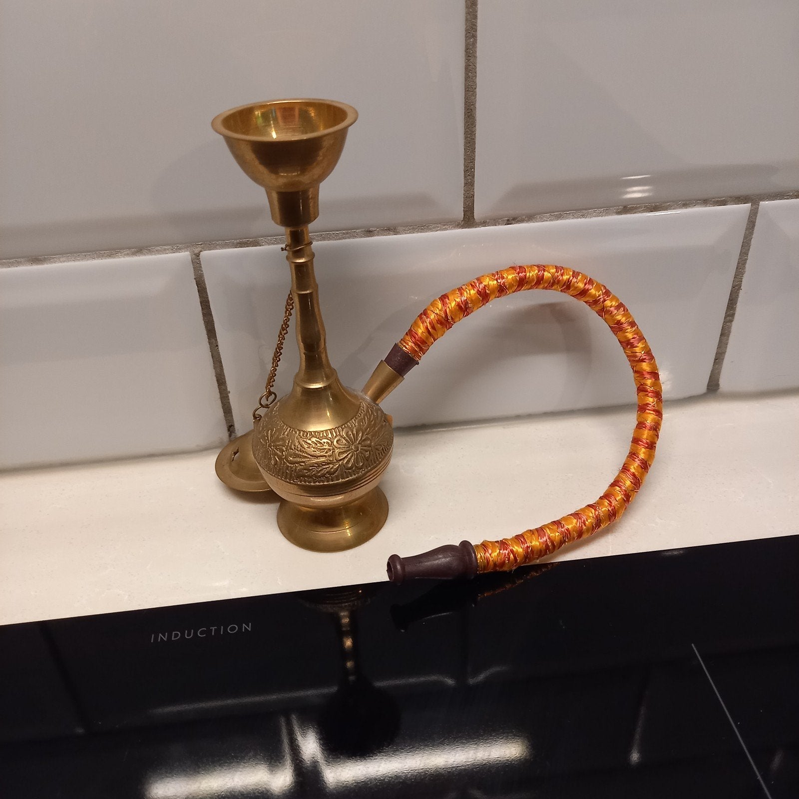 Miniature shisha 16,5 cm koper, Ophalen of Verzenden