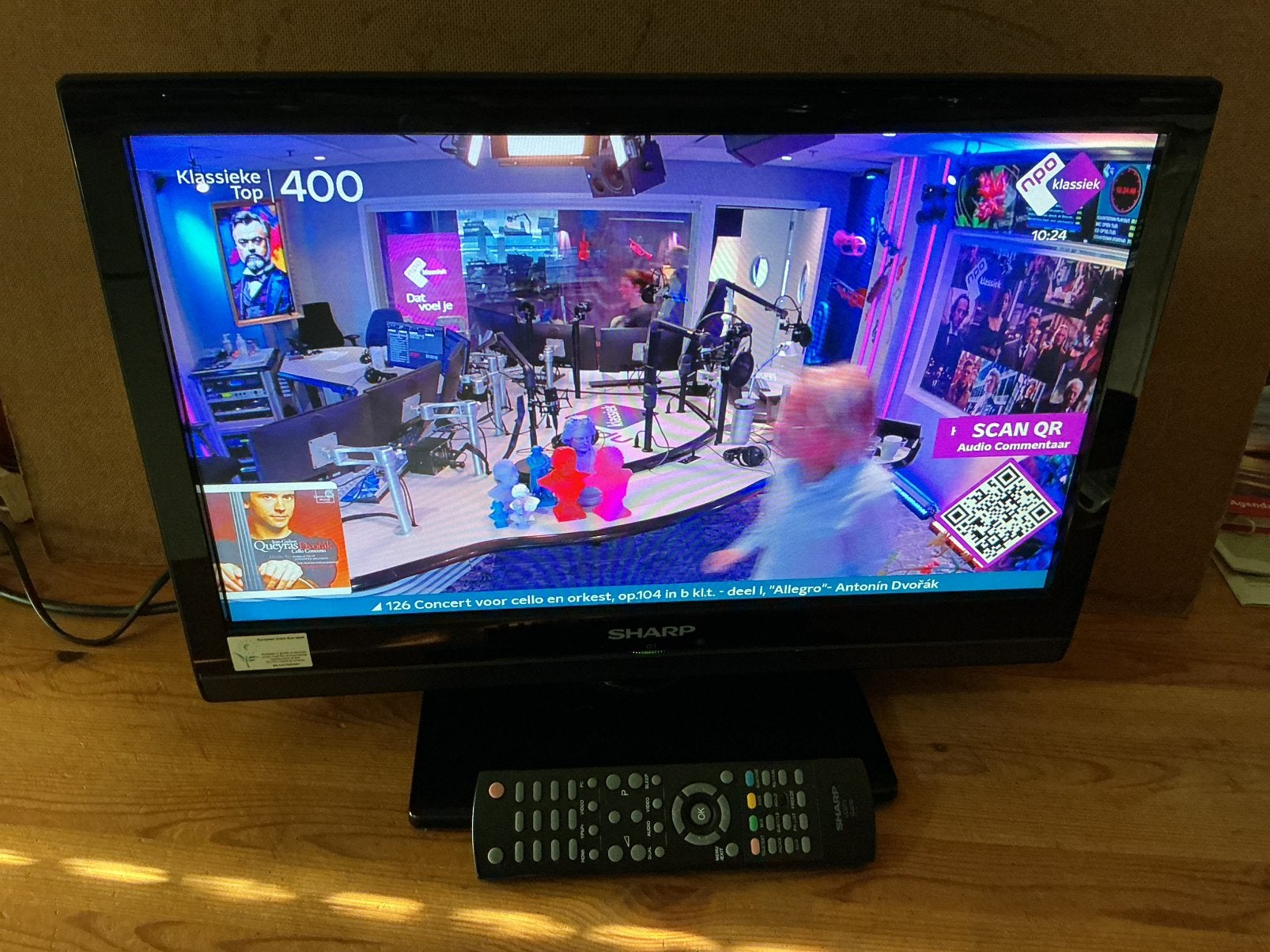 SHARP LCD tv 19”+ AB, Ophalen, Gebruikt, 50 Hz, LCD