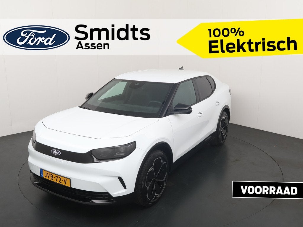 Ford Capri Ext Range RWD 77 kWh PREMIUM Trekhaak I 21"LM | D, Achterwielaandrijving, Wit, 1000 kg, Automatische klimaatregeling
