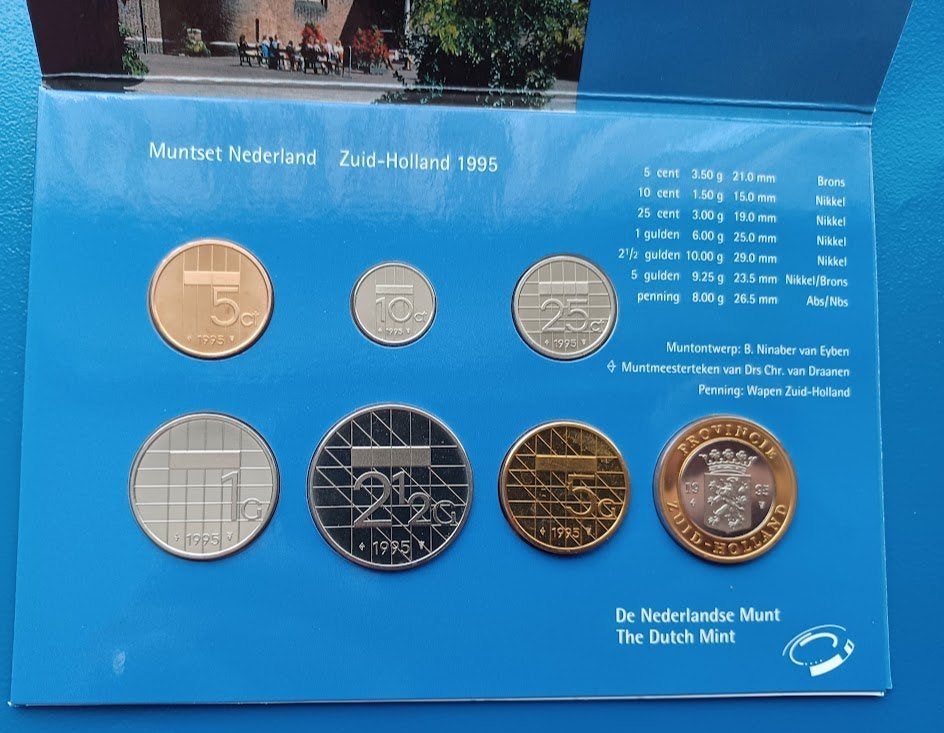 FDC Muntset 1995 Zuid Holland, Verzenden, Koningin Beatrix, Overige waardes, Setje