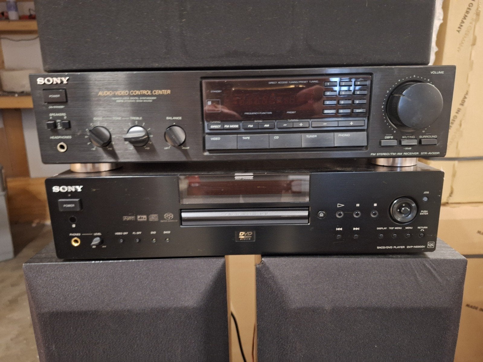 Complete Sony Hifi Set, Versterker dvd boxen, Audio, Tv en Foto, Stereo-sets, Ophalen, Gebruikt, ?, ?