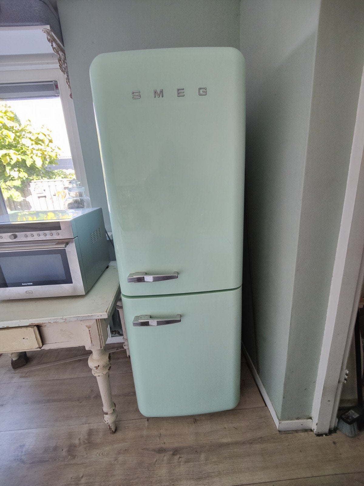 Smeg Koelkast Vriezer Combi, Witgoed en Apparatuur, Ophalen, Zo goed als nieuw, Met aparte vriezer, 160 cm of meer