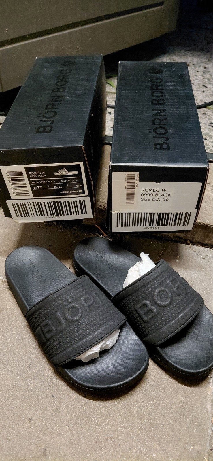 Mooie nieuwe Björn Borg slippers met gel zool maat 36/37, Ophalen of Verzenden